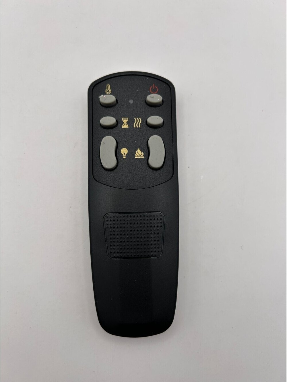 Electric Fireplace Remote Control Replacement Black Heater Flame Light 6 Button